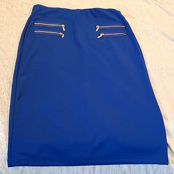 Grace Elements | Skirts | Brand New With Tags Blue Midi  display picture 2